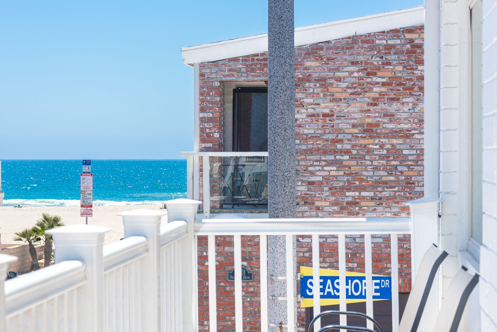 Keep your eyes peeled for dolphins and migrating whales.