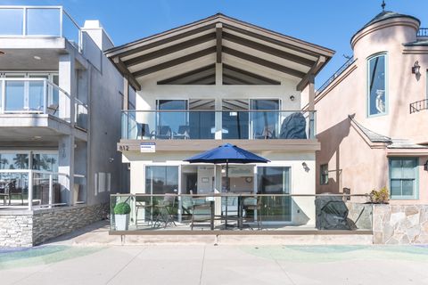 Front view of our oceanfront vacation rental duplex