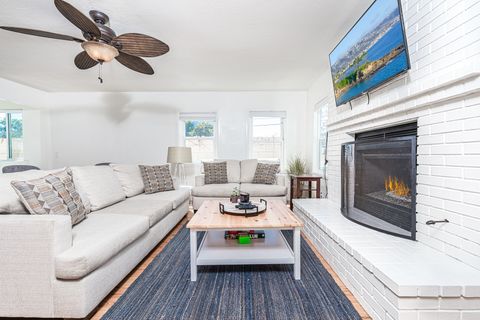 A gorgeous beach retreat for you and your family - thoughtfully appointed and conveniently located, just 12 houses from the sand.