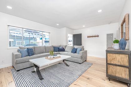 From the front patio, the front door opens into the main living area, for that quintessential indoor/outdoor lifestyle.