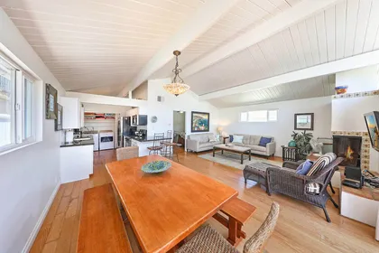 The open floor plan is the perfect setup for family hangouts.