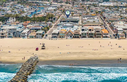 Beachfront perspective highlighting easy access to the sand and surf right outside your door