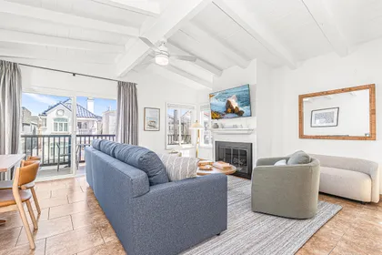 Bright and inviting living room designed for gathering