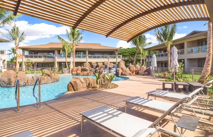 Relax by the pool and enjoy the midday sun