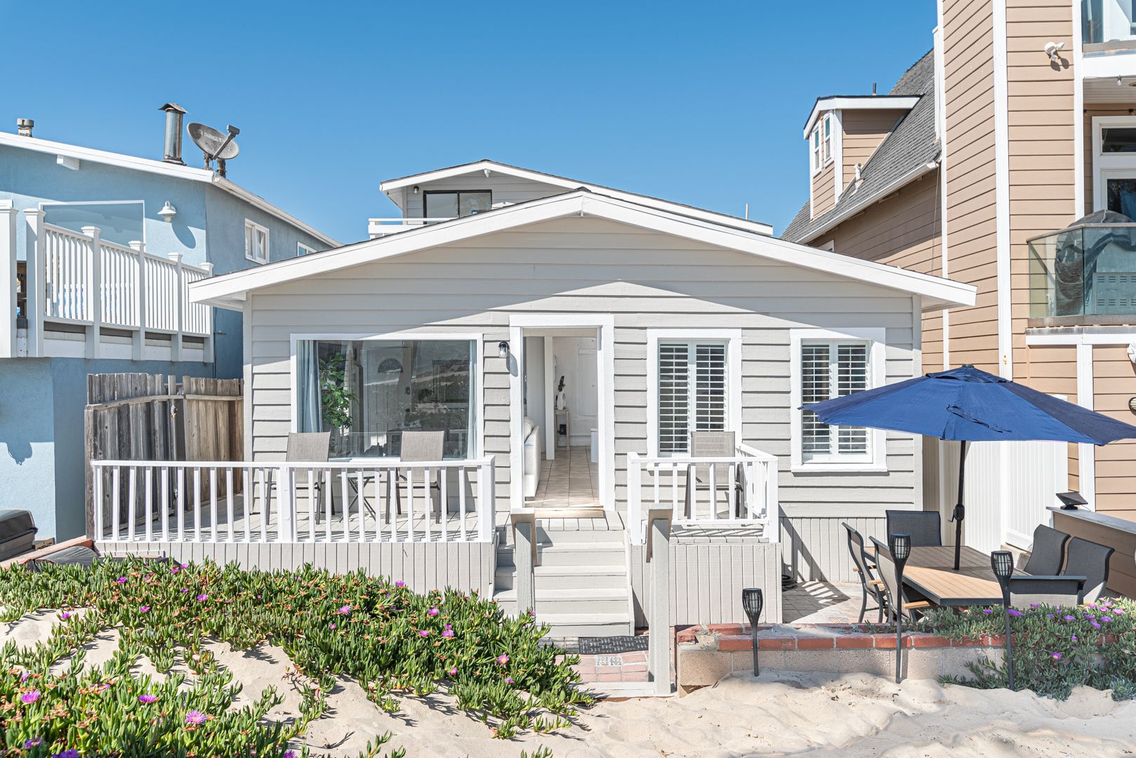 Nestled directly on the sand, you will have the perfect spot to relax and watch the waves.