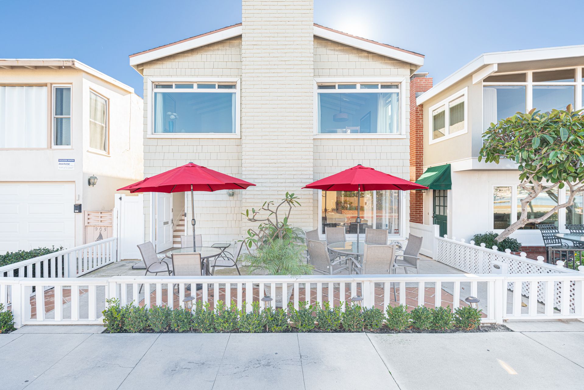 Enjoy access to both the upper and lower residences of this bayfront duplex, along with the full front patio