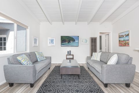 Unwind after a day at the beach with TV, games, and good conversation!
