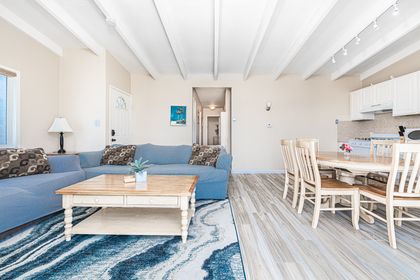 Bright and cheery, the open floor plans makes group hangouts a breeze.