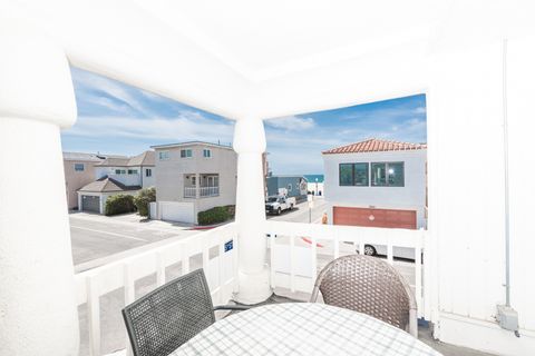 Ocean views and breezes can be enjoyed from the second level front balcony.