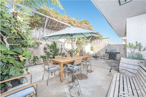 The private back patio is ideal for morning coffee, a good book, and evening cook outs.