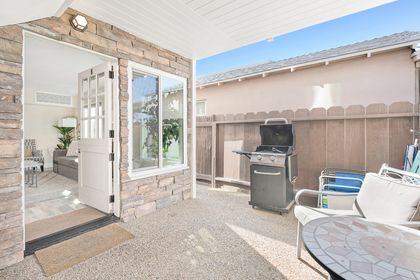 The outdoor area includes small seating area for 2 by the unit's entry door; propane gas bbq grill; shared outdoor shower (for easy sand clean-up).