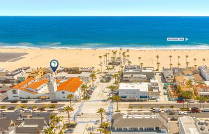 This stunning beach home sits just steps from the shoreline