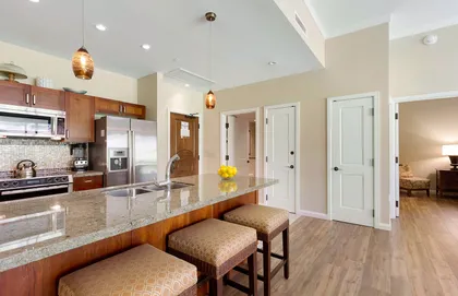 With granite counters, Bosch appliances, and all the necessary cookware