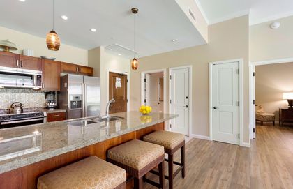 With granite counters, Bosch appliances, and all the necessary cookware