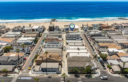 Prime location just one house from the sand, perfectly positioned on the corner of 45th Street and Seashore Drive.