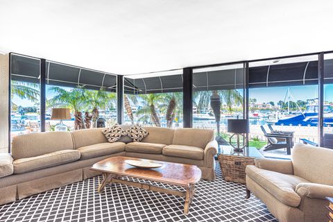 You'll have fabulous views of the bay throughout the home with its floor-to-ceiling windows.