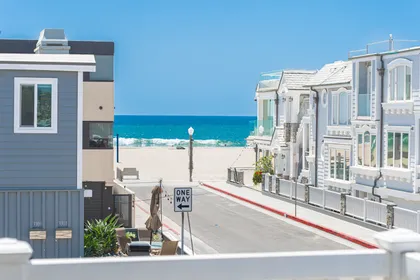 View of the beach right from your rental!