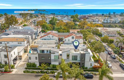 From above, you can truly appreciate the unbeatable coastal setting of this Newport Beach property