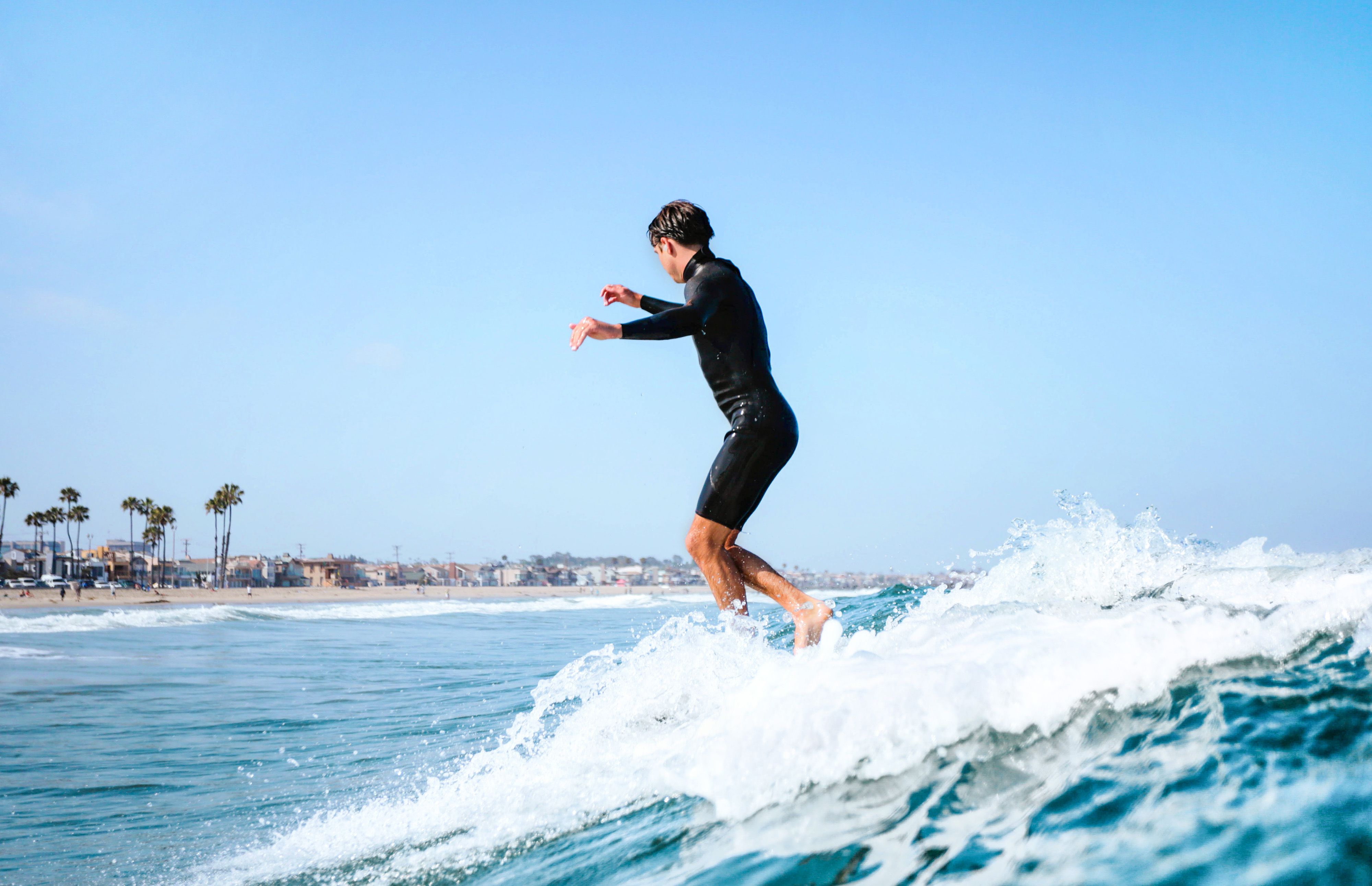Chase the perfect swell along the iconic Newport Coast.