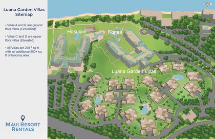 Luana Resort Map