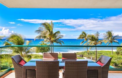 An immaculate 3 bedroom OCEANFRONT residence never before available for rental