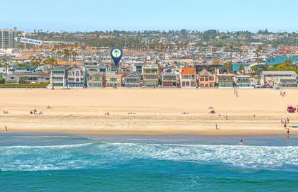 Stay just steps from the ever-popular 18th Street beach.