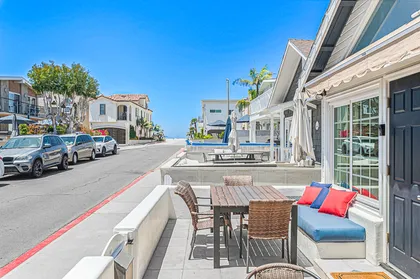 Enjoy al fresco dining and coastal breezes from the sun-filled front patio