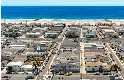 Aerial view highlighting easy access to the sand with the ocean just steps from your door