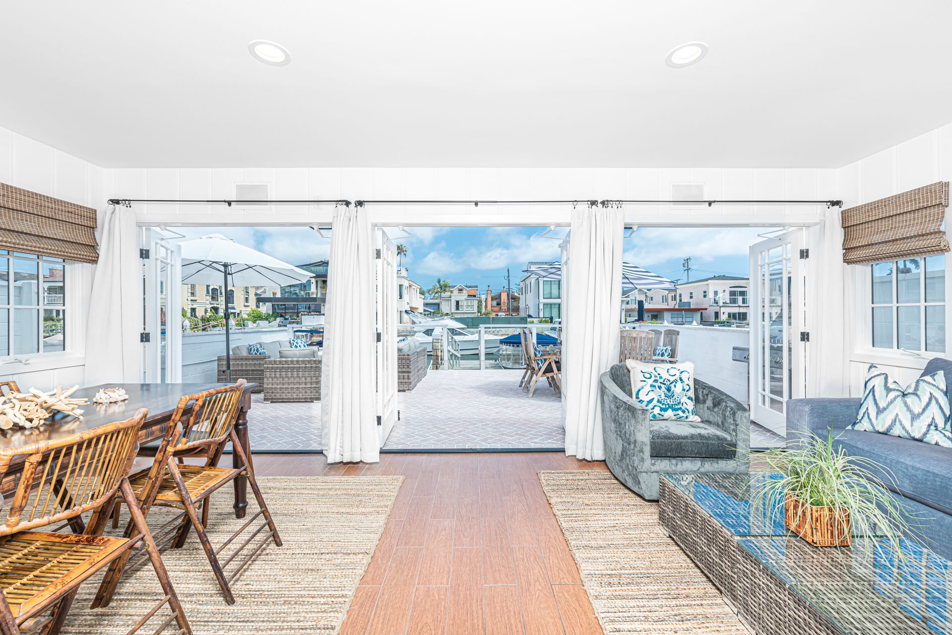 A premier hideaway on the exclusive and private Newport Island, this home is now available for rent for 30+ nights.