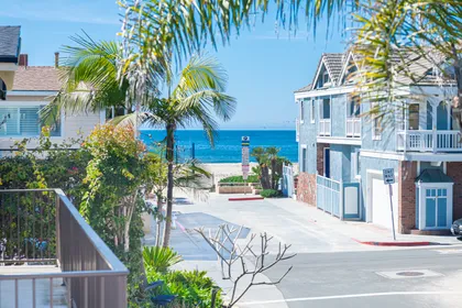 Expansive deck with view of the tranquil blue Pacific Ocean and refreshing coastal breezes