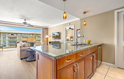 Modern, fully stocked kitchen with everything you need to cook, snack, or sip in comfort during your stay.