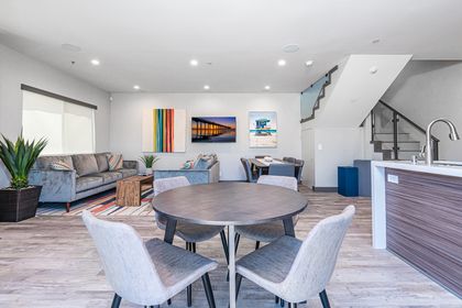 High end fixtures & appliances throughout the home along with High End Bamboo-Composite Wood Finish Flooring.