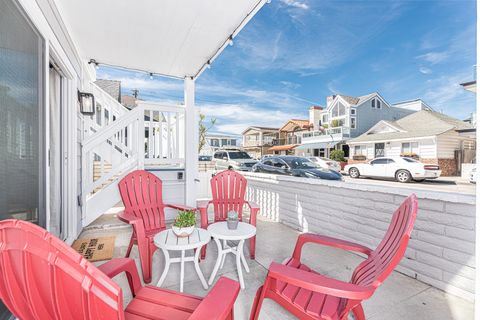 The front patio is perfect for morning coffee, a good book, or a sunset happy hour.