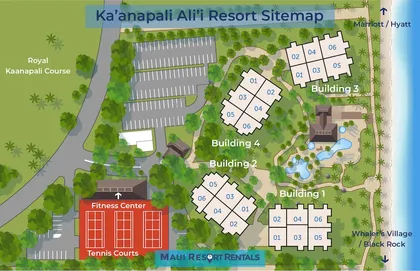 Kaʻanapali Aliʻi Resort Map